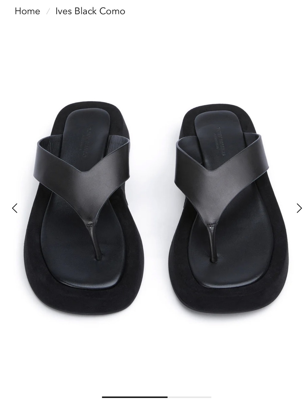 Tony Bianco Ives Black Como Sandal